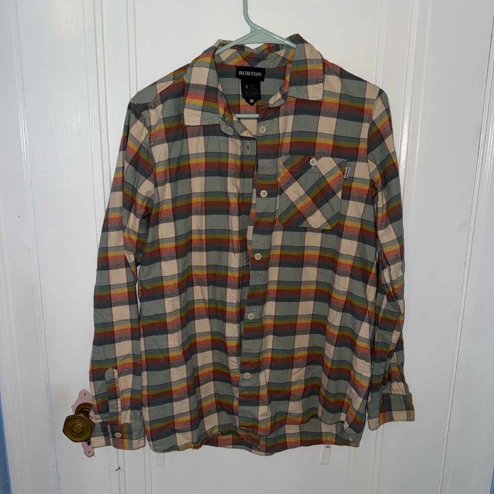 Burton Colorful Plaid Casual Shirt/Jacket